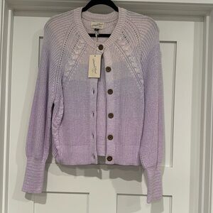 Purple Ombré Cardigan